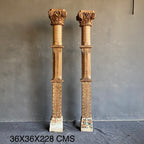 Teak Bone Pillar