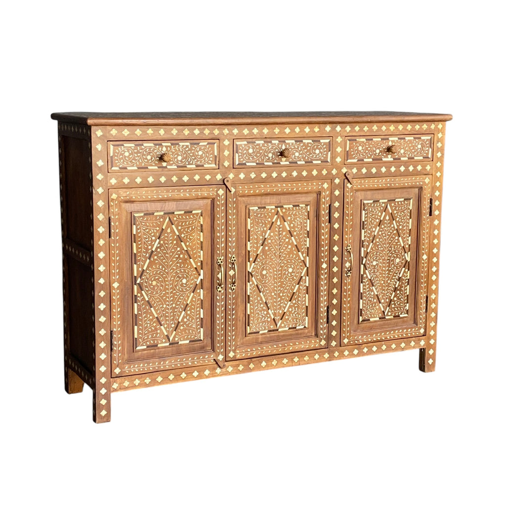Bone Inlay Sideboard Cabinet