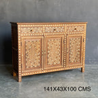 Bone Inlay Sideboard Cabinet