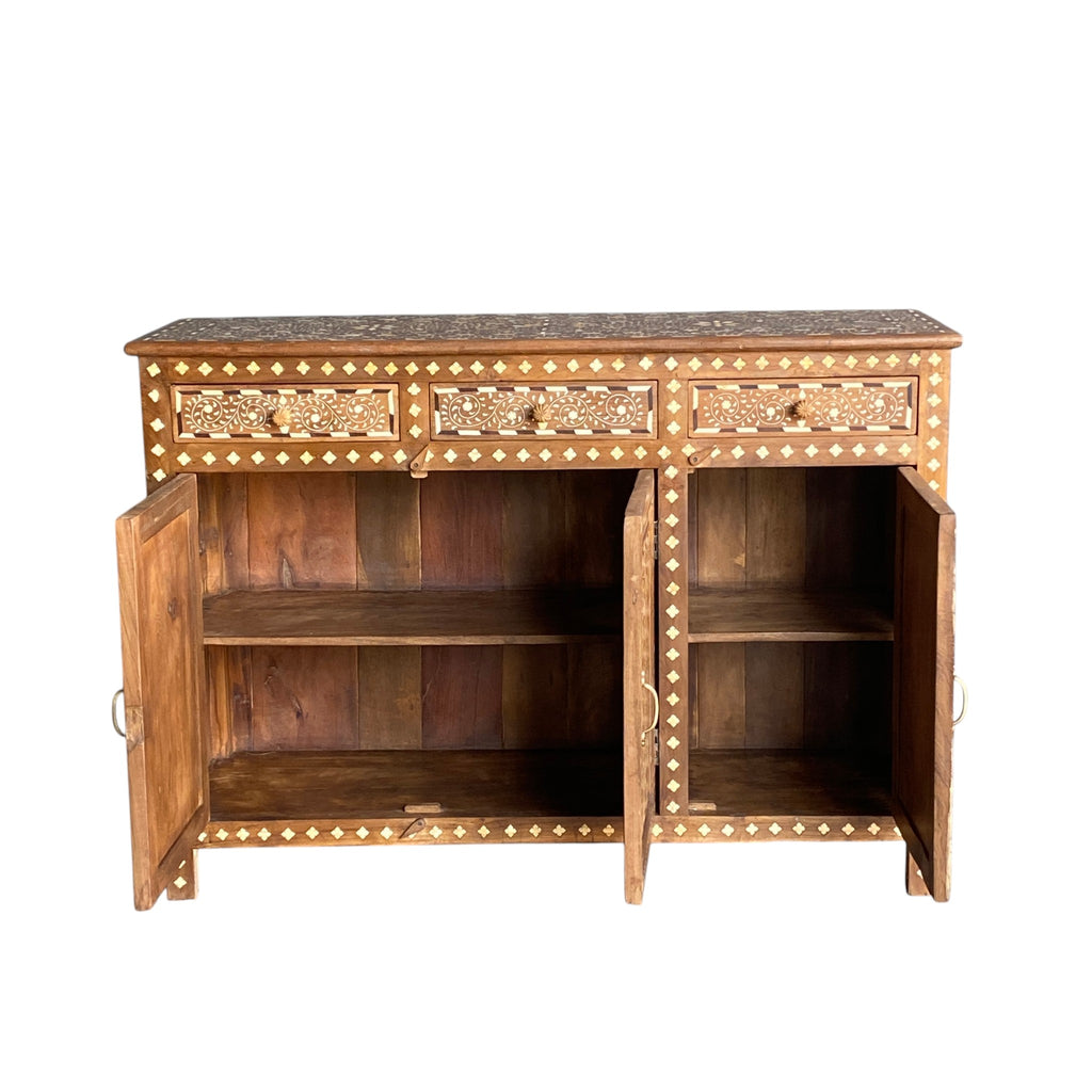 Bone Inlay Sideboard Cabinet