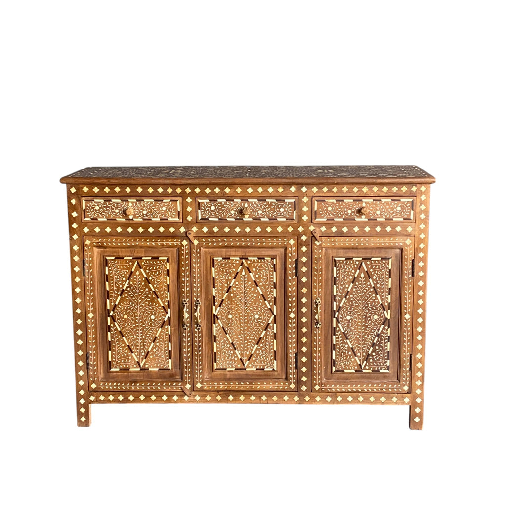 Bone Inlay Sideboard Cabinet