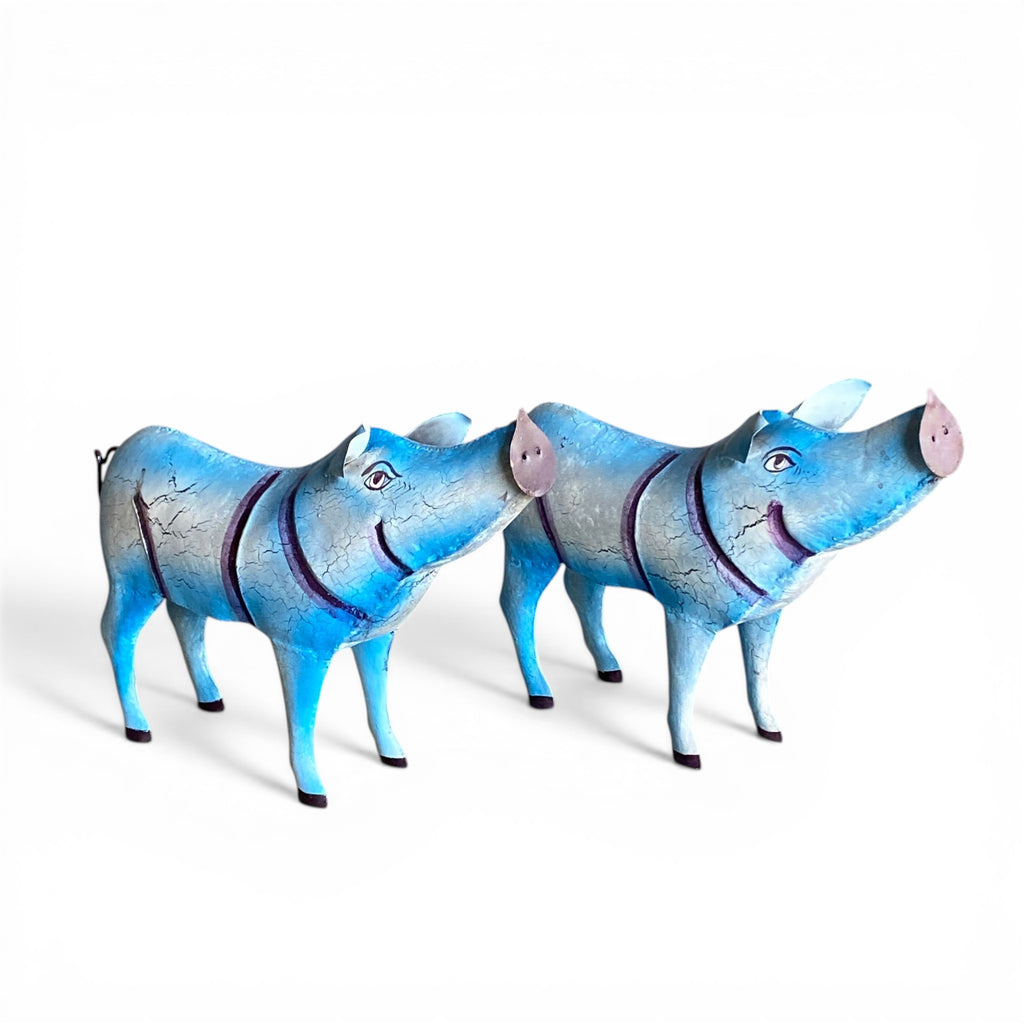 Iron Pig Sculpture