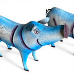 Iron Pig Sculpture
