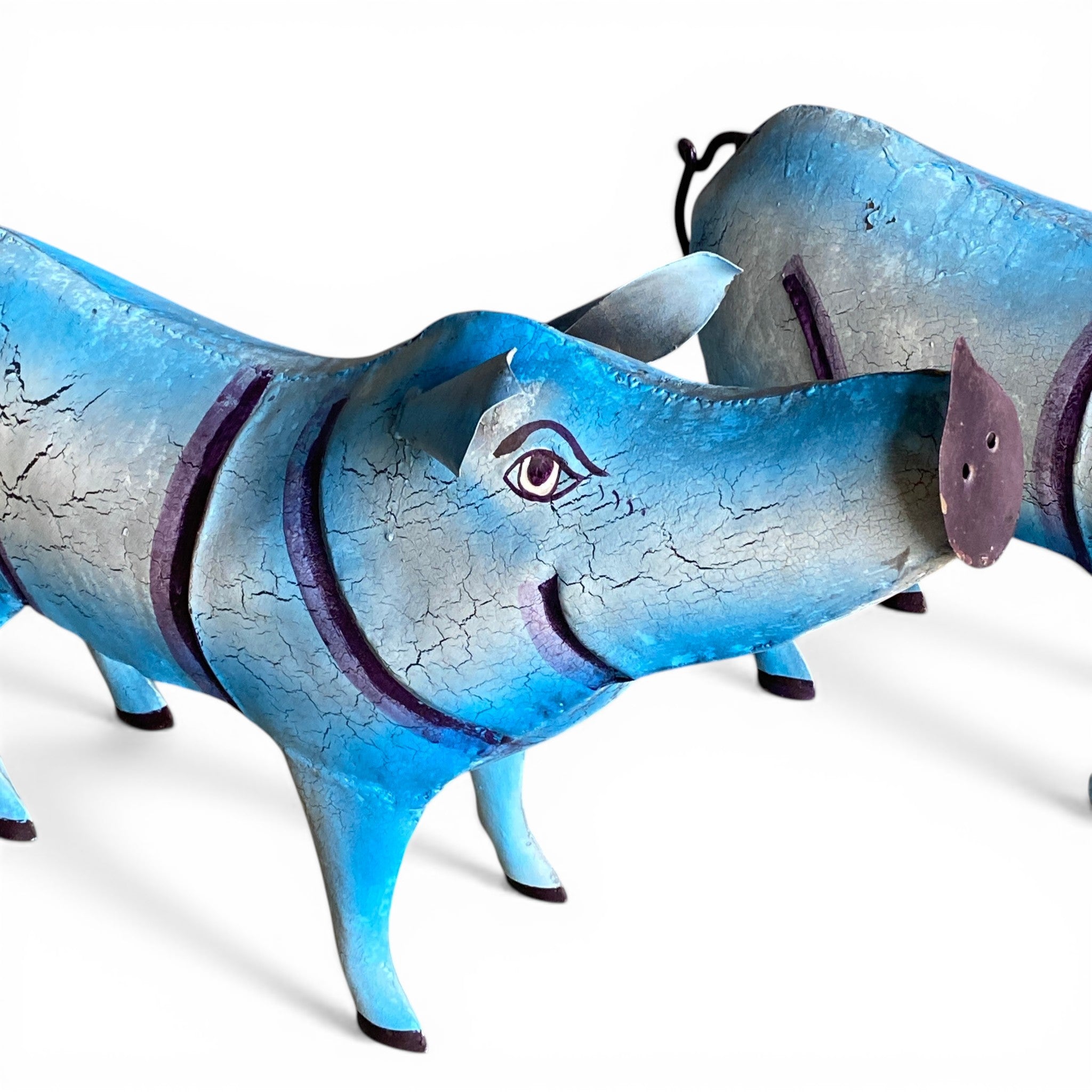 Iron Pig Sculpture