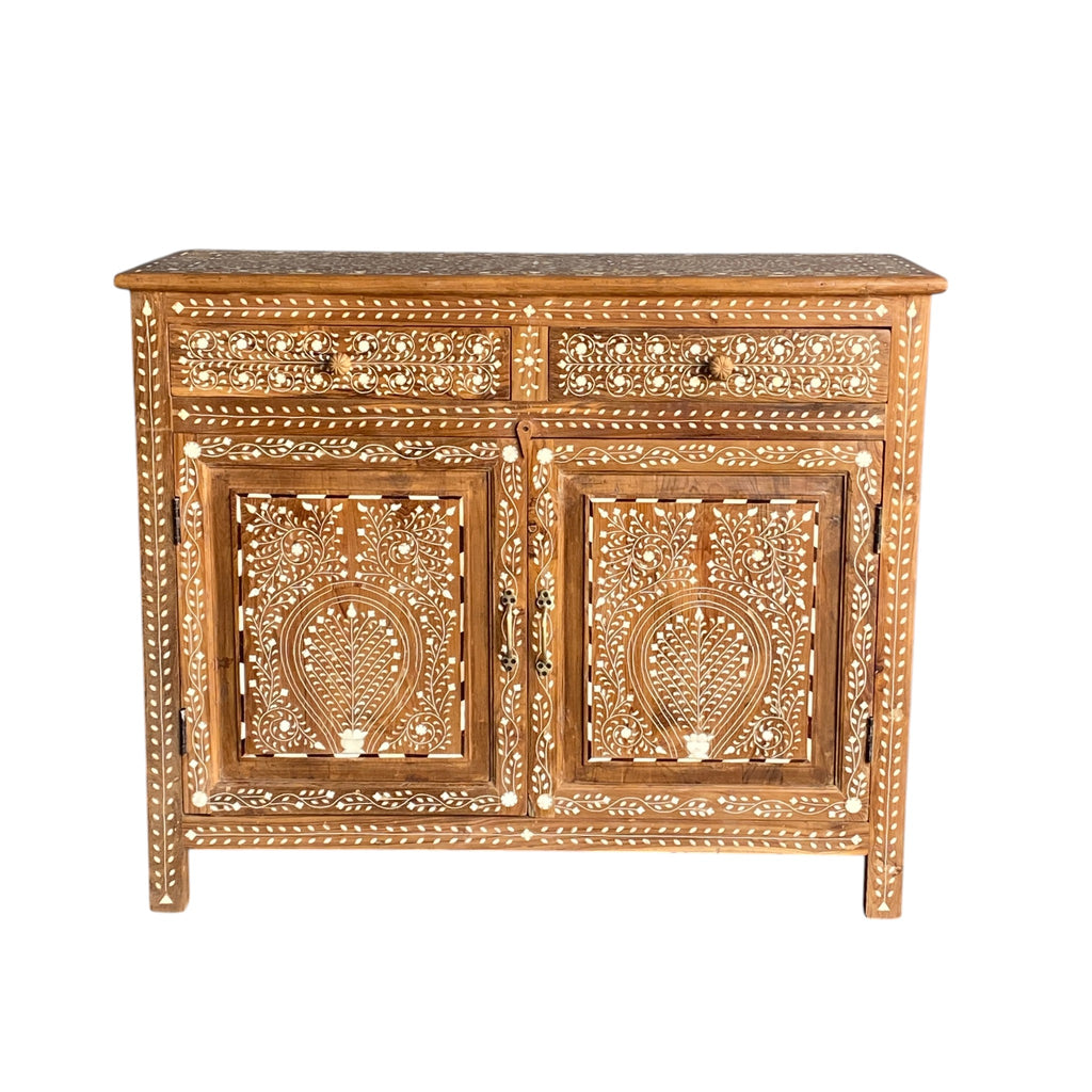 Bone Inlay Sideboard Cabinet