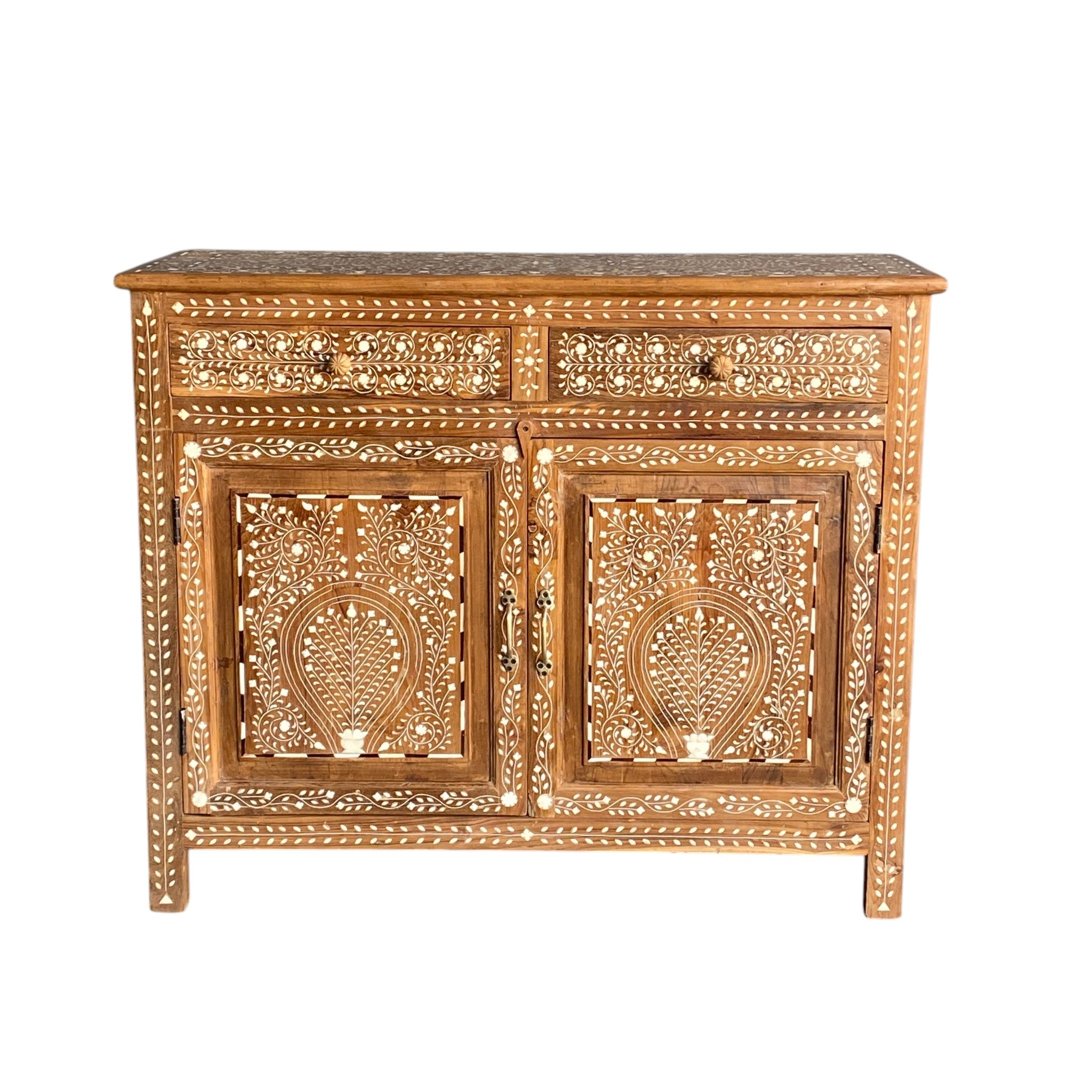 Bone Inlay Sideboard Cabinet