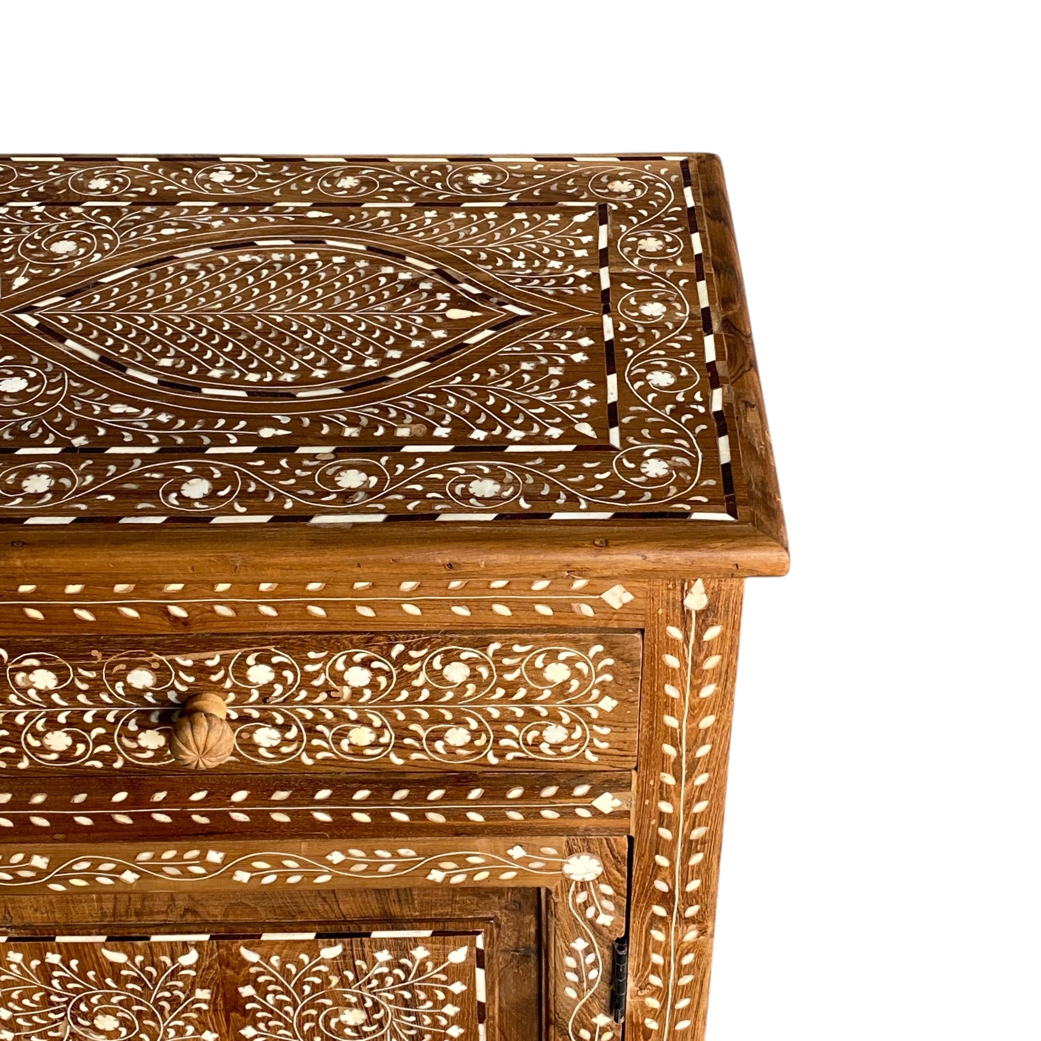 Bone Inlay Sideboard Cabinet