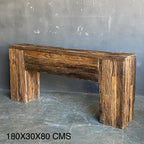 Wood Console Table – handcrafted vintage Indian decor from Jodhpur, Rajasthan
