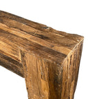 Wood Console Table – handcrafted vintage Indian decor from Jodhpur, Rajasthan