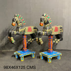 Wooden Horse Sculpture