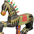 Wooden Horse Sculpture