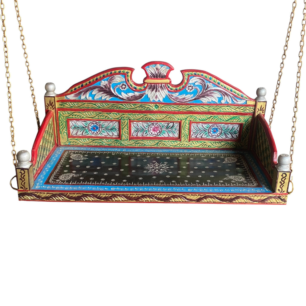 WOODEN PAINTED SWING