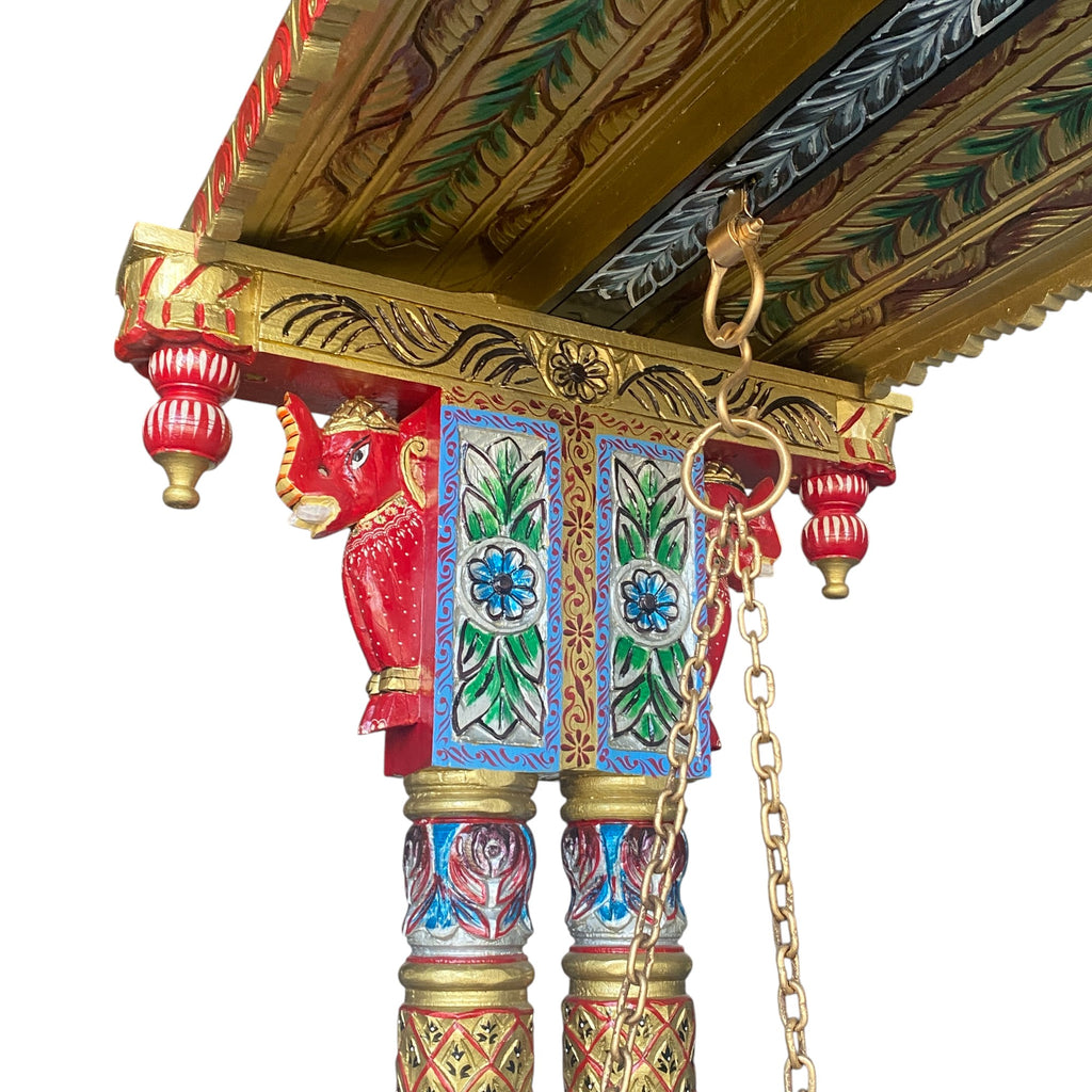 WOODEN PAINTED SWING