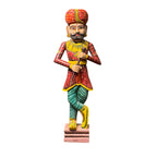 WOODEN HAND PAINTED FIGURE