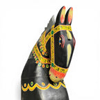 Heritage Painted Horse – handcrafted vintage Indian decor from Jodhpur, Rajasthan