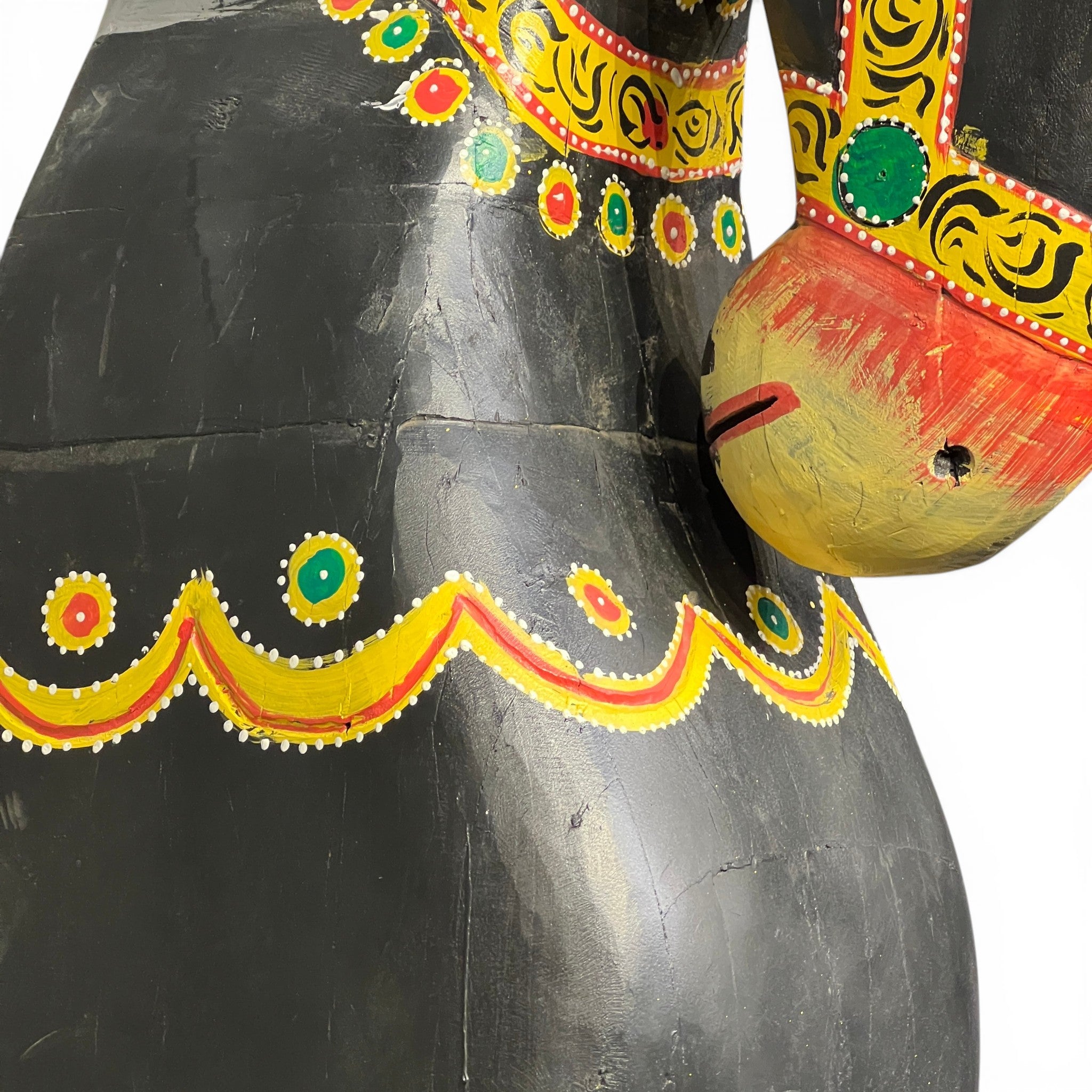 Heritage Painted Horse – handcrafted vintage Indian decor from Jodhpur, Rajasthan
