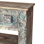 Carved Wooden Console