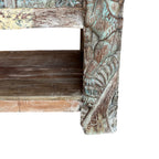 Carved Wooden Console