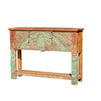 Hand-Carved Arch Console – handcrafted vintage Indian decor from Jodhpur, Rajasthan