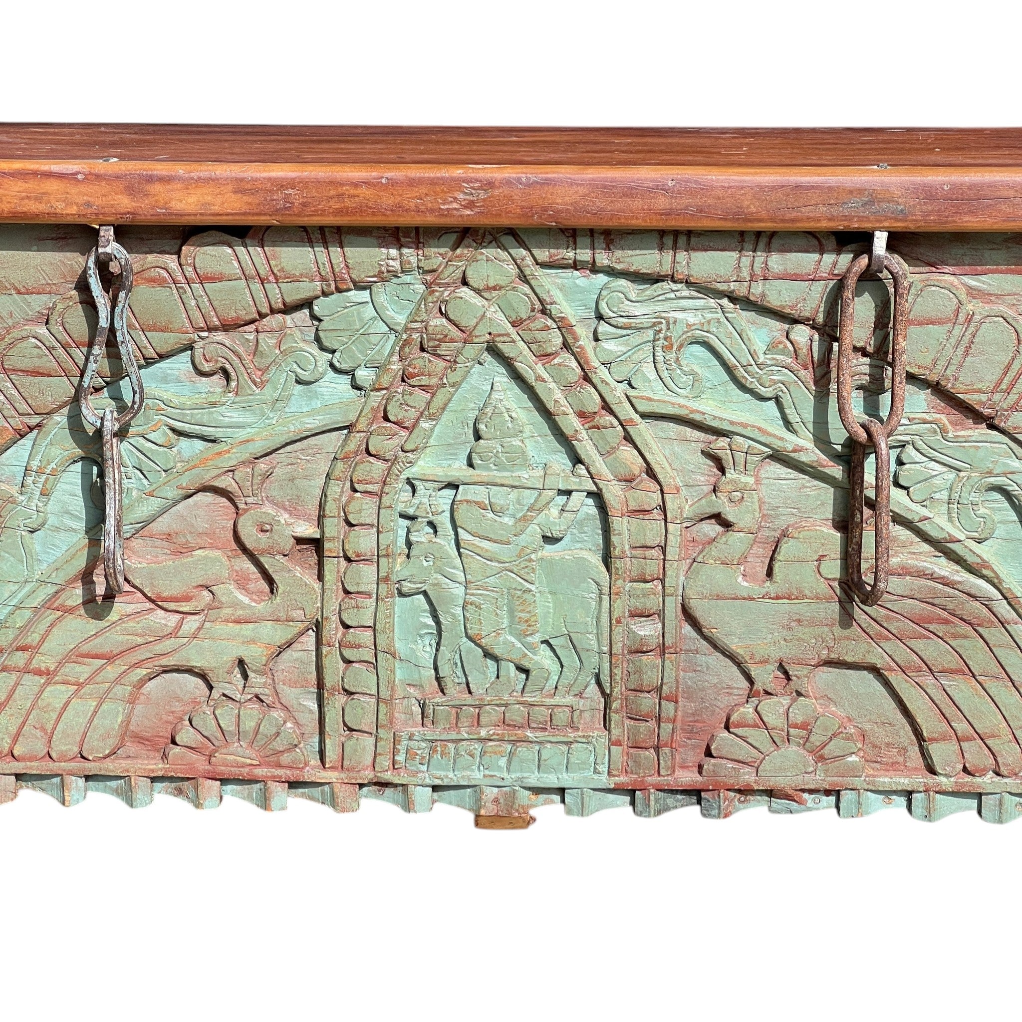 Hand-Carved Arch Console – handcrafted vintage Indian decor from Jodhpur, Rajasthan