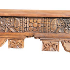 Wooden Carved Console Table – handcrafted vintage Indian decor from Jodhpur, Rajasthan