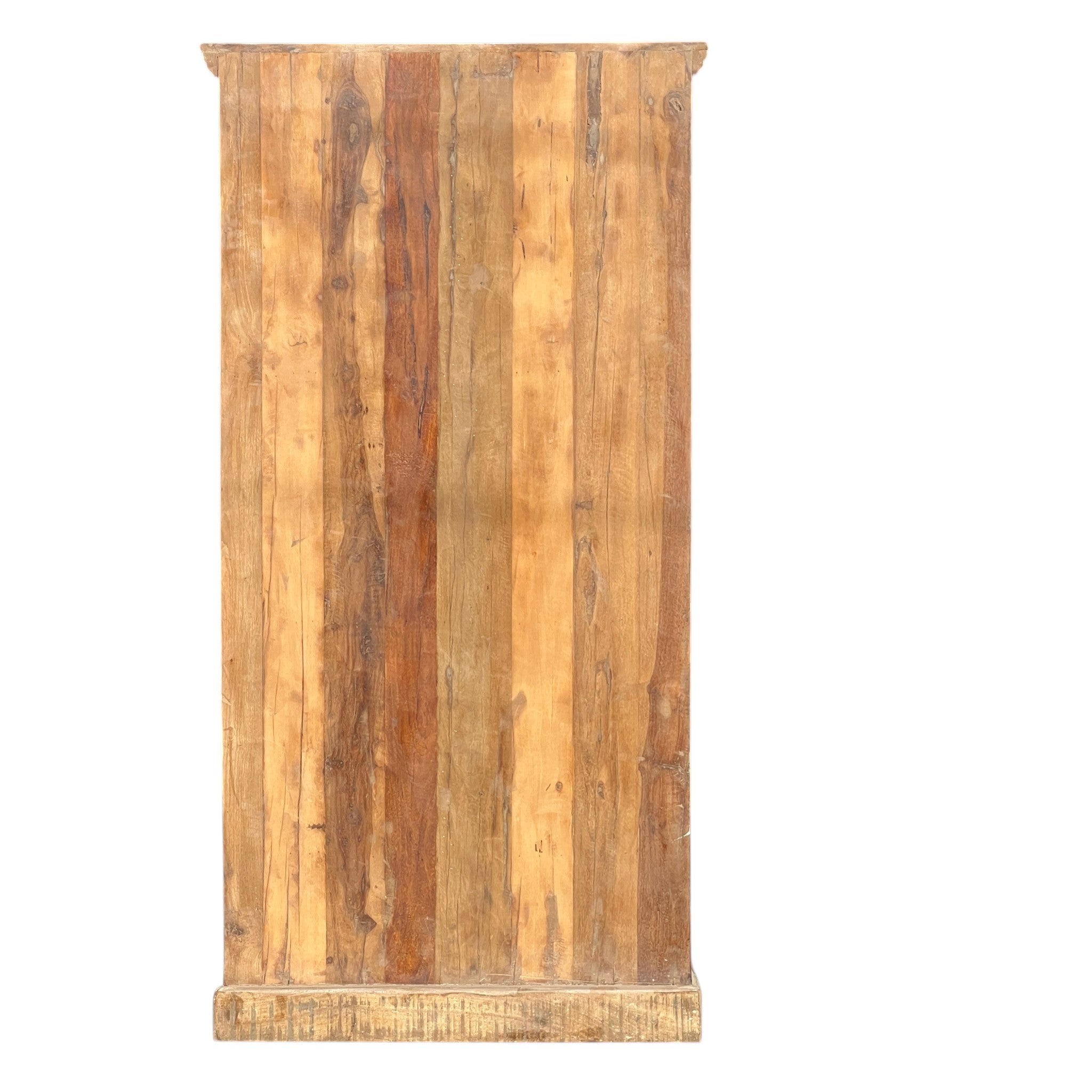 Carved Wardrobe — Multicolour Floral Panel