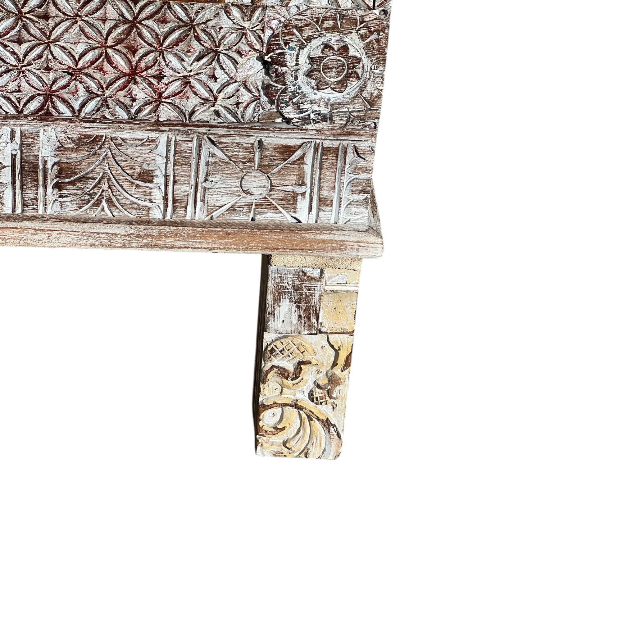 Carved Dowry Chest – handcrafted vintage Indian decor from Jodhpur, Rajasthan