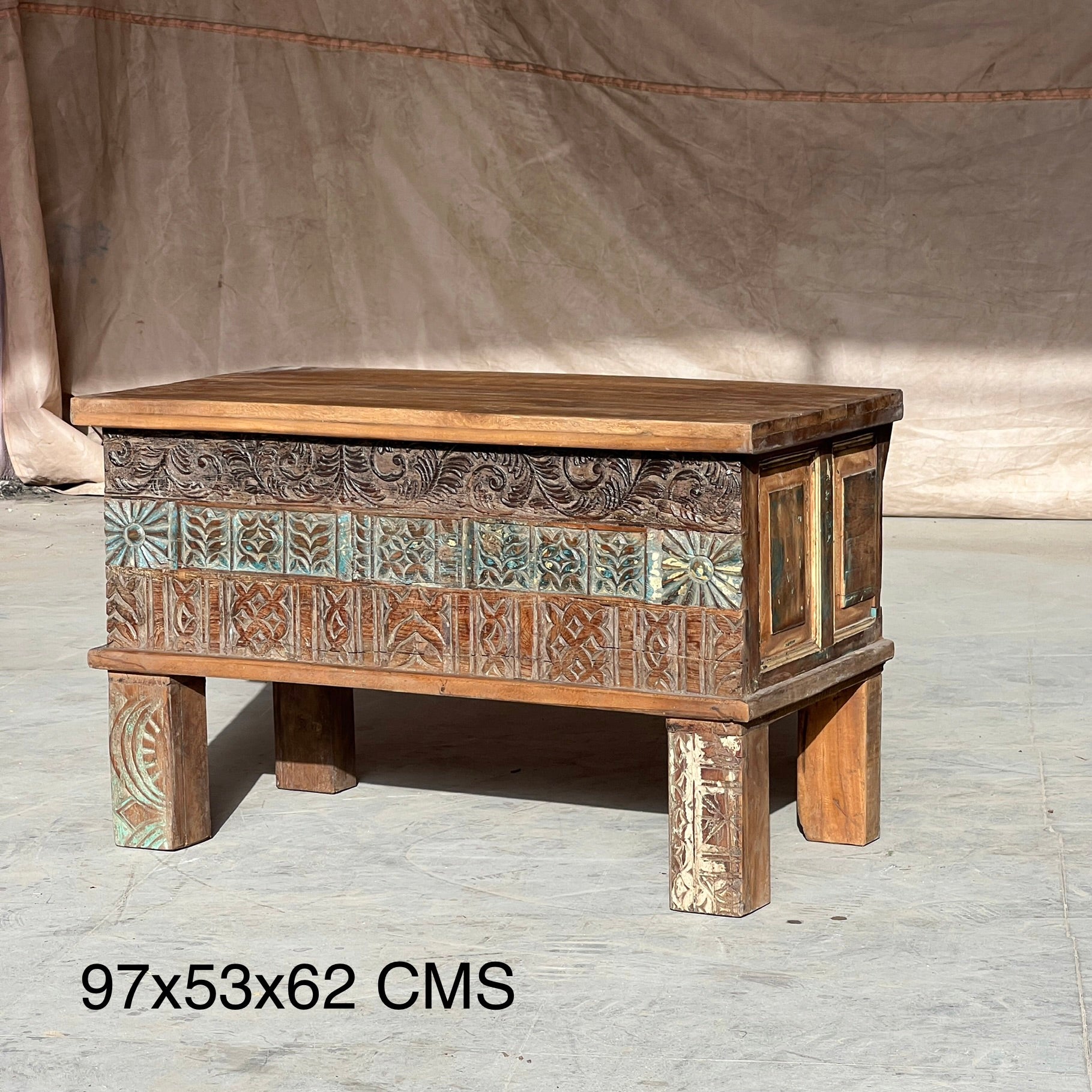 Carved Dowry Chest