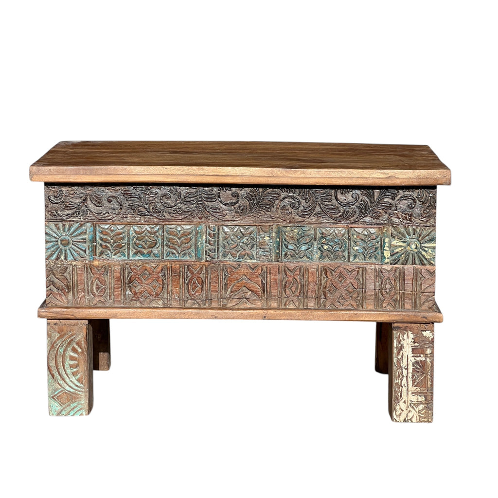 Carved Dowry Chest