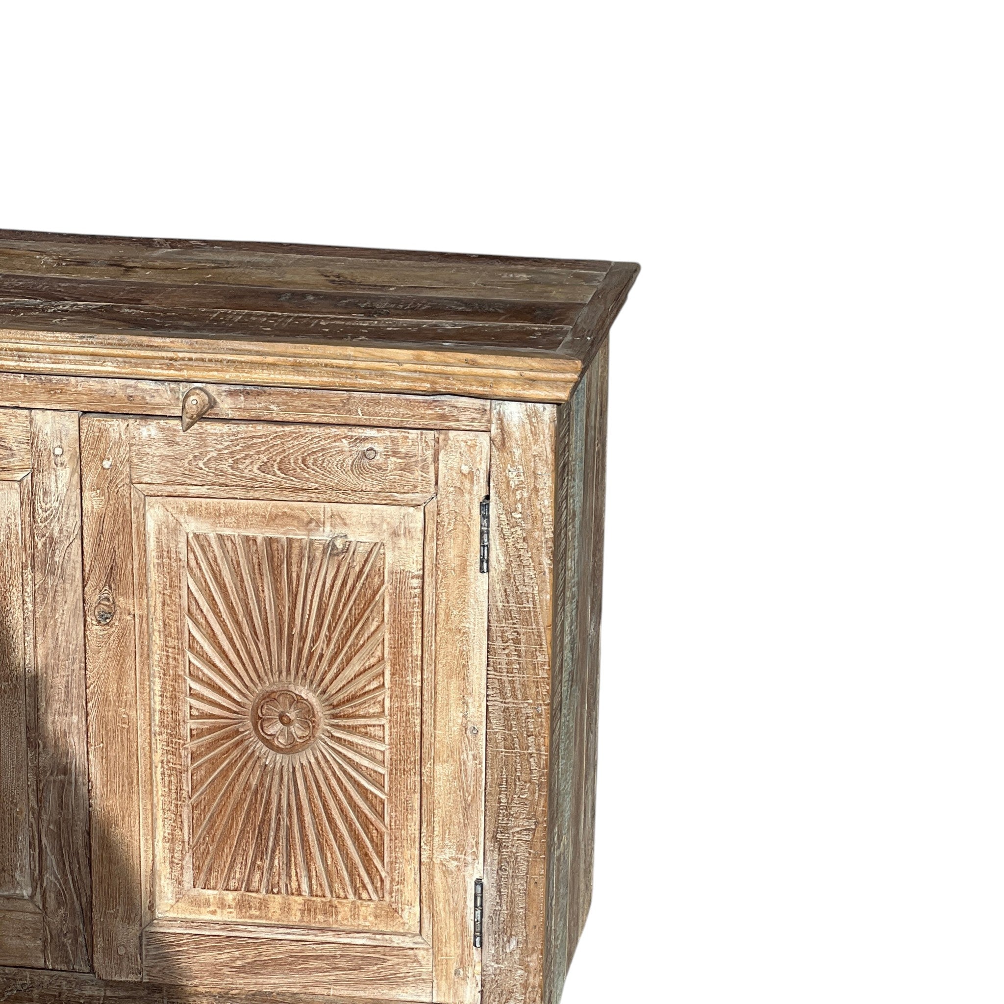 Hand-Carved Sideboard – handcrafted vintage Indian decor from Jodhpur, Rajasthan