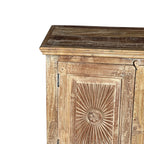 Hand-Carved Sideboard – handcrafted vintage Indian decor from Jodhpur, Rajasthan