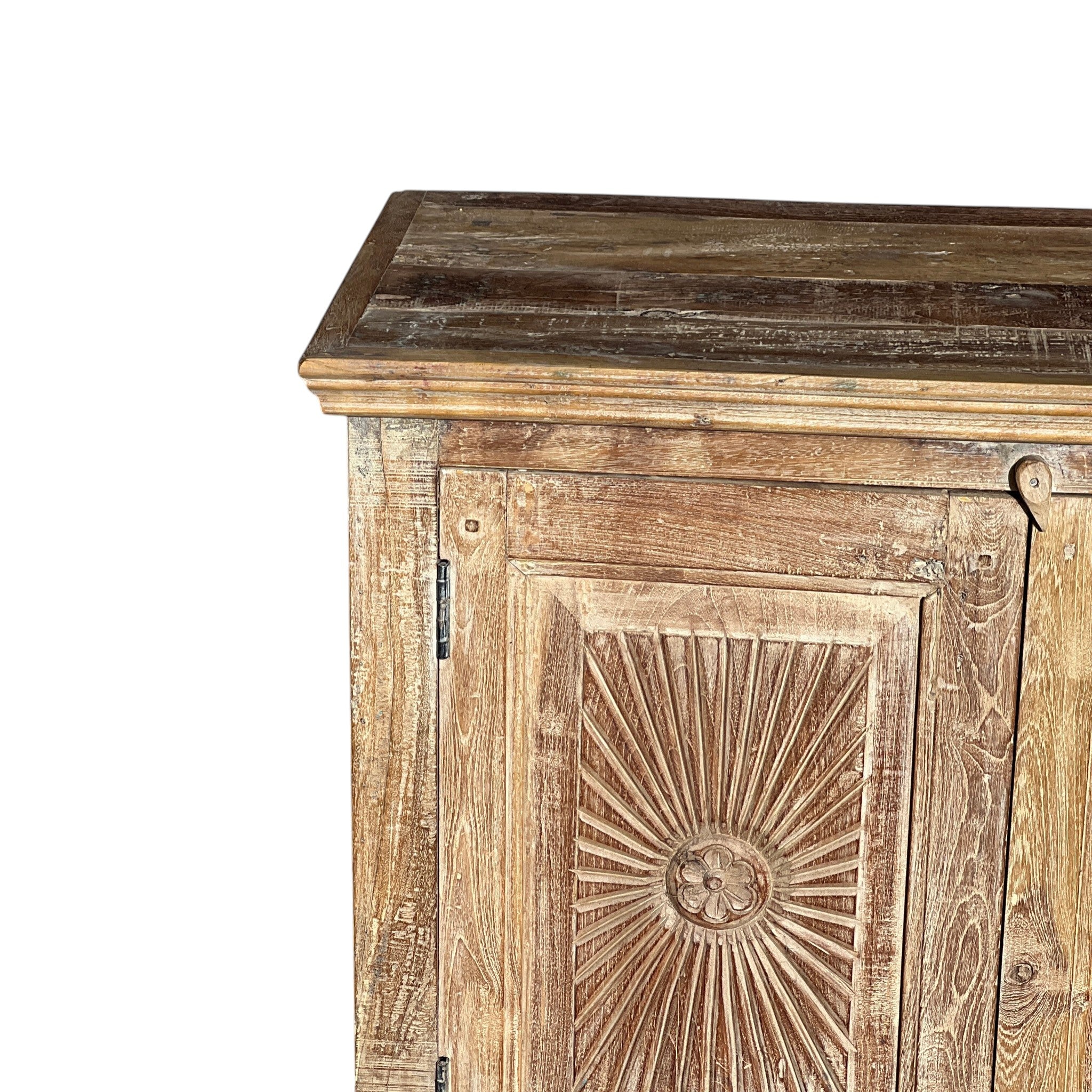 Hand-Carved Sideboard – handcrafted vintage Indian decor from Jodhpur, Rajasthan