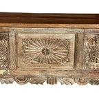 Carved Console Table – handcrafted vintage Indian decor from Jodhpur, Rajasthan