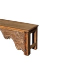 Wooden Carved Table – handcrafted vintage Indian decor from Jodhpur, Rajasthan