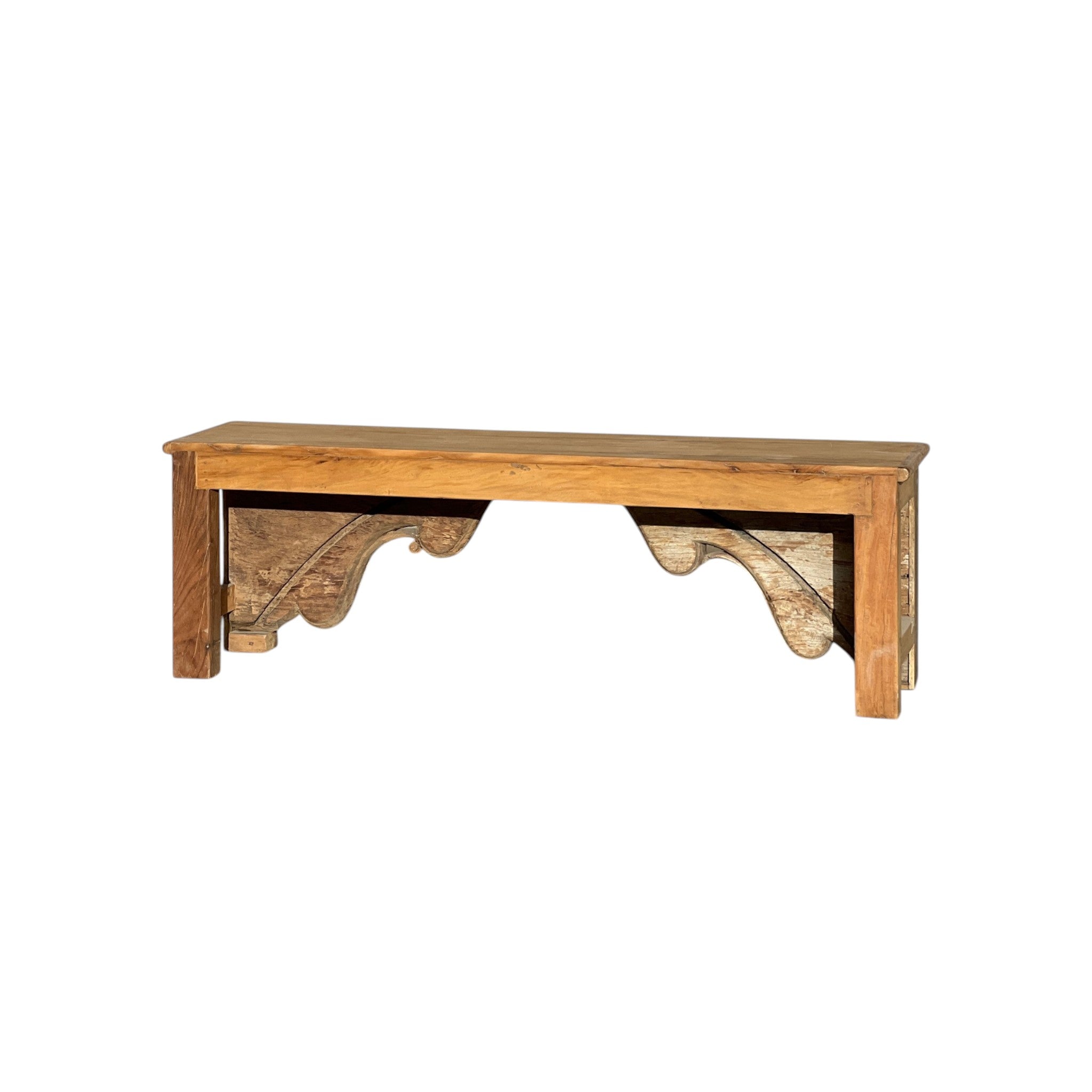 Wooden Carved Table – handcrafted vintage Indian decor from Jodhpur, Rajasthan