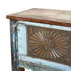 Carved Console Table – handcrafted vintage Indian decor from Jodhpur, Rajasthan