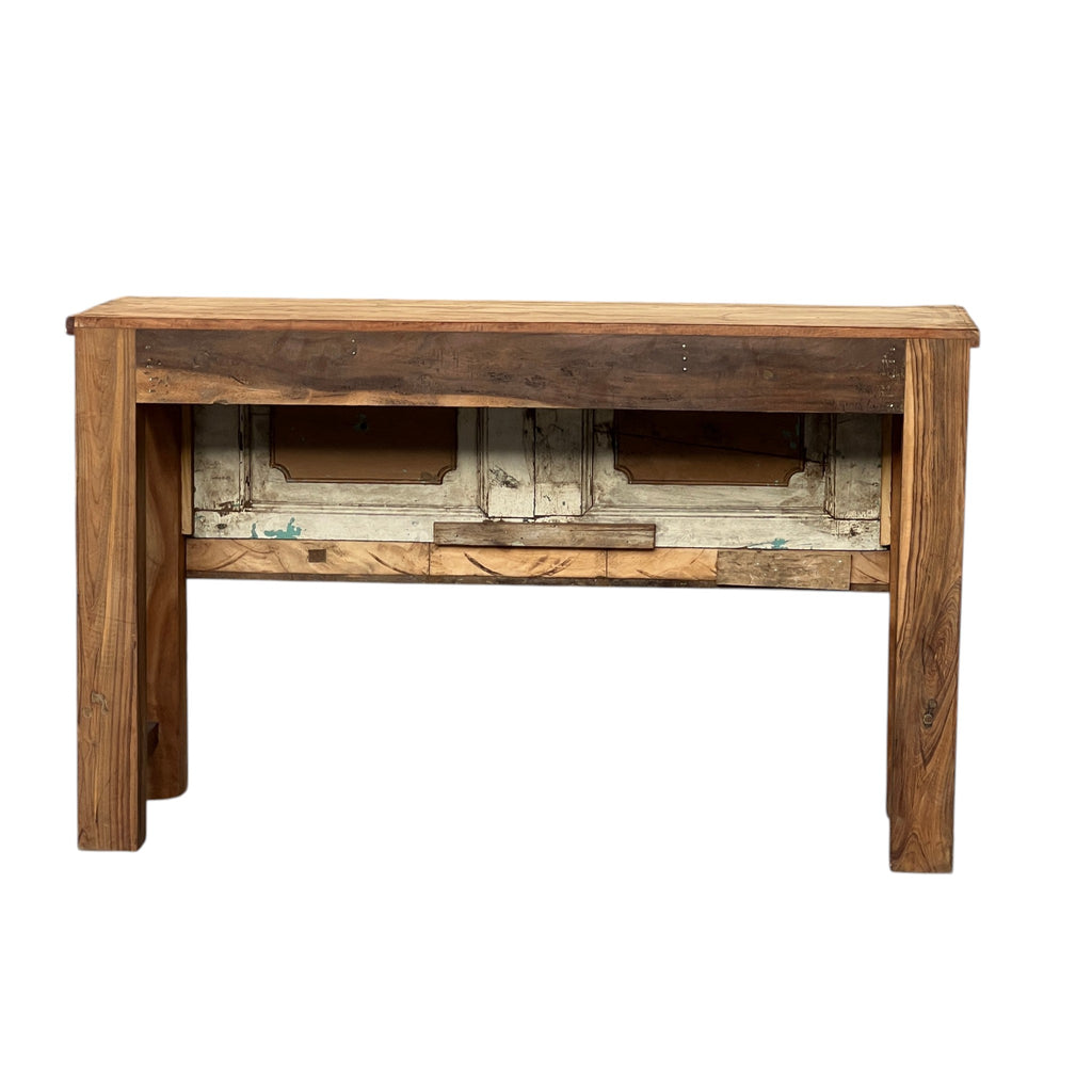 Carved Console Table – handcrafted vintage Indian decor from Jodhpur, Rajasthan