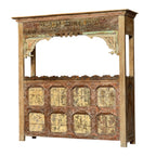 Carved Bar Counter – handcrafted vintage Indian decor from Jodhpur, Rajasthan