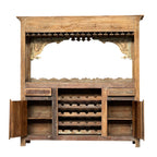Carved Bar Counter – handcrafted vintage Indian decor from Jodhpur, Rajasthan