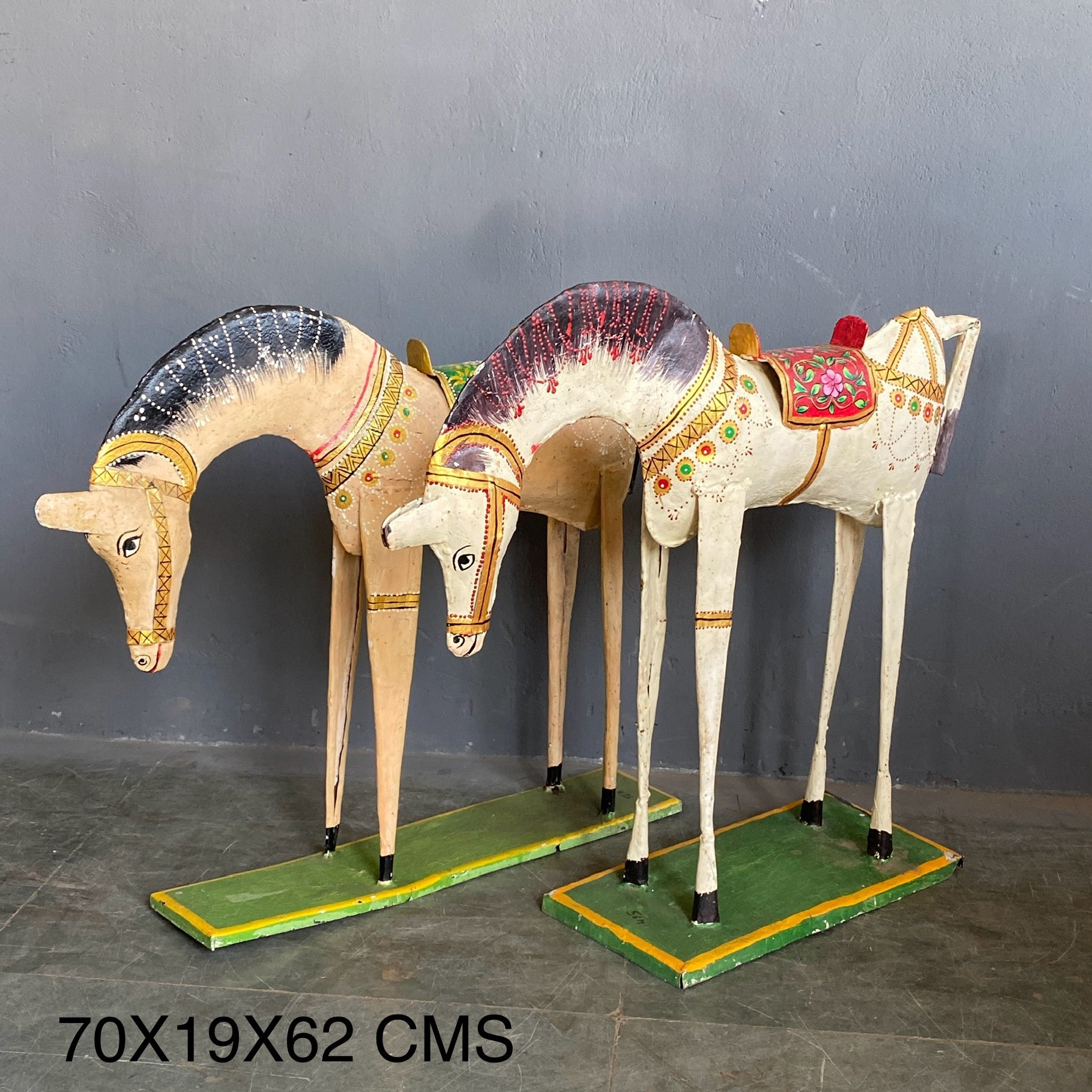 IRON HAND PAINTED HORSE