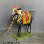 IRON HAND PAINTED ELEPHANT