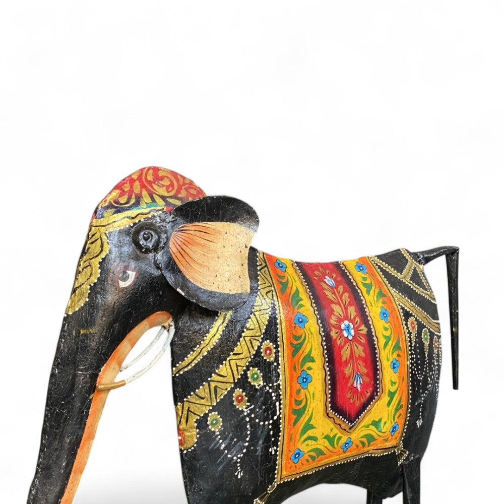 IRON HAND PAINTED ELEPHANT