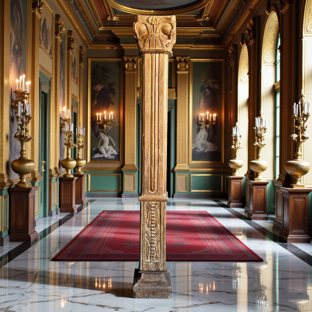 VINTAGE WOODEN PILLAR