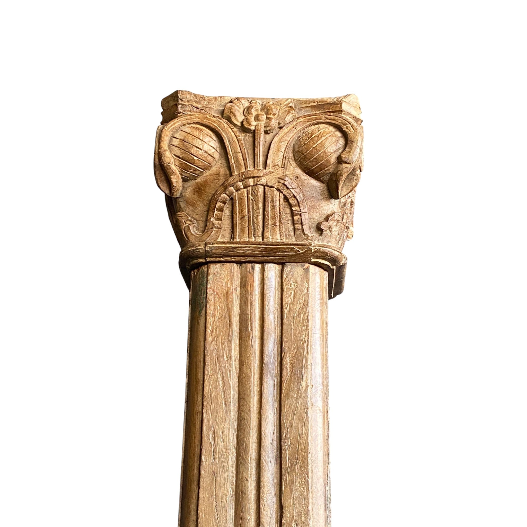 VINTAGE WOODEN PILLAR