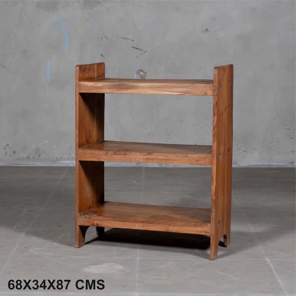 WOODEN BOOKSHELF
