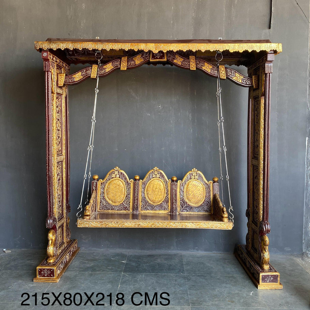 WOODEN PAINTED SWING