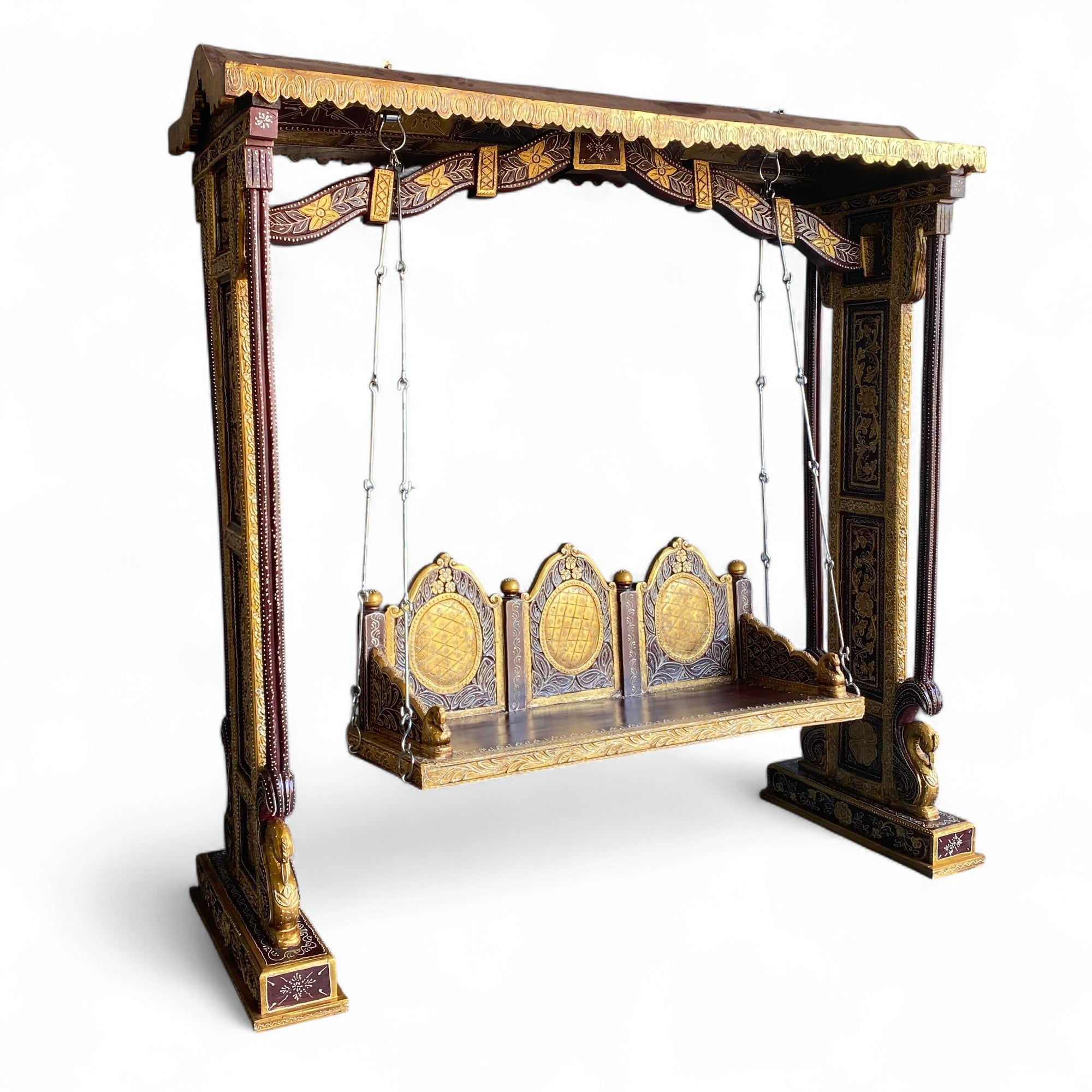 WOODEN PAINTED SWING