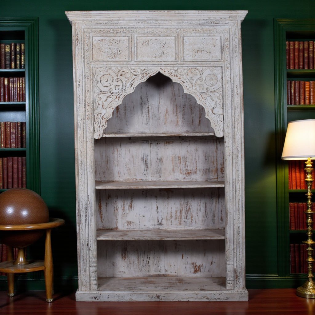 WOODEN BOOKSHELF