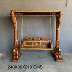 WOODEN PAINTED SWING