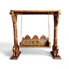 WOODEN PAINTED SWING